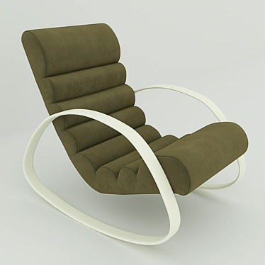 Goa Rocking Chair: Ultimate Comfort 3D model image 1 