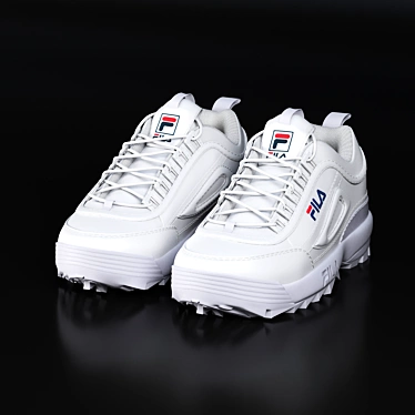 Fila Disruptors 2: Subdivision-Ready 3D Model 3D model image 1 