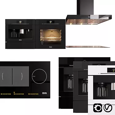 Efficient Kitchen Appliances by Miele 3D model image 1 