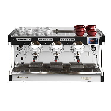 Astoria Sabrina: Retro-Inspired Espresso Excellence 3D model image 1 