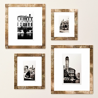 Venice Photo Set - Metal Frames 3D model image 1 