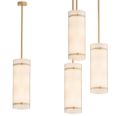 Elegant Crystal Chandelier 3D model image 1 