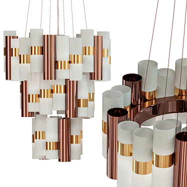 Modern Elegance: Slamp LA LOLLO XL 3D model image 1 