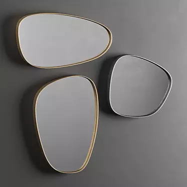 Syro Mirror Collection: Handcrafted Elegance 3D model image 1 
