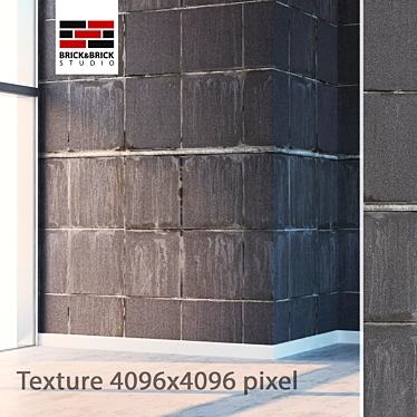 High Detail Seamless Texture Tile 3D model image 1 
