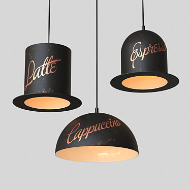 Arte Lamp Capello Dome: Modern and Stylish Pendant Lighting 3D model image 1 
