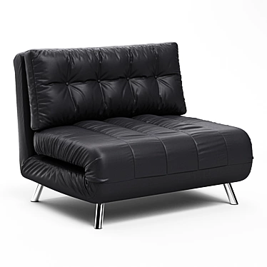 Modern Gold Tampa Chair 3D model image 1 