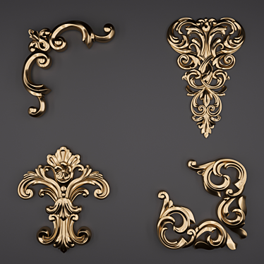 3D TrimOrnaments Pack 3D model image 1 