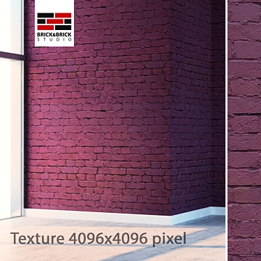 Seamless Detailed Brick Texture 3D model image 1 