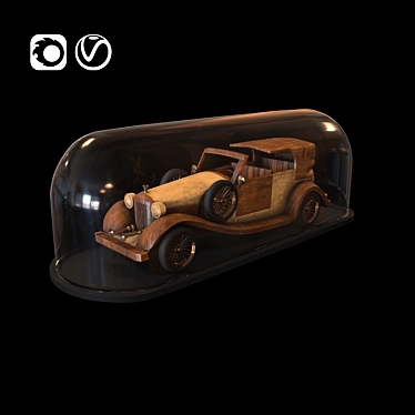 Premium Cadillac Car Toy 3D model image 1 