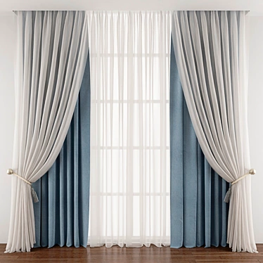 Title: Revamped and Refined Curtain 3D model image 1 