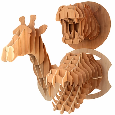 3D Animal Trophy Collection 3D model image 1 