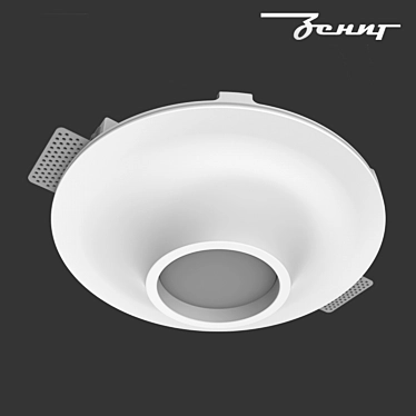 Zenit STP Gypsum Recessed Light 3D model image 1 