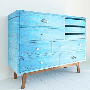 Collin Wood Dresser: Unmatched Elegance 3D model image 1 