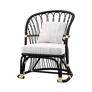 Chic Chatsworth Barrel Chair 3D model image 1 