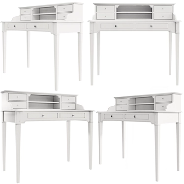 Dantone Home Oxford Desk with Shelves