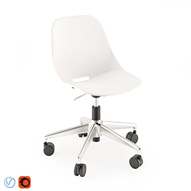 Cerantola Ergo Office Chair: Stylish, Functional, and Quick 3D model image 1 