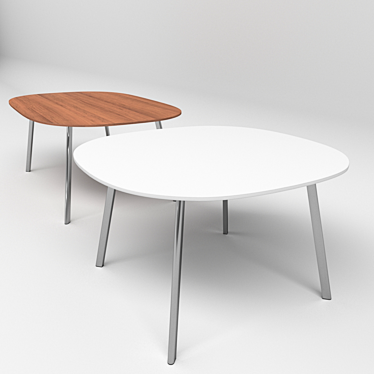 Sleek Deja Vu Table: A Magis Masterpiece 3D model image 1 