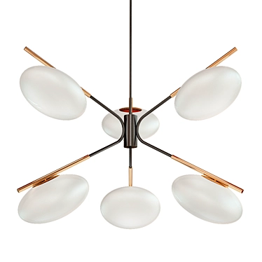 Mystical Mushroom Chandelier 3D model image 1 