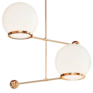 Elegant Illumination: CONTRAPESSO 8 Globe 3D model image 1 