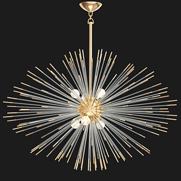 Cosmic Glow Chandelier 3D model image 1 