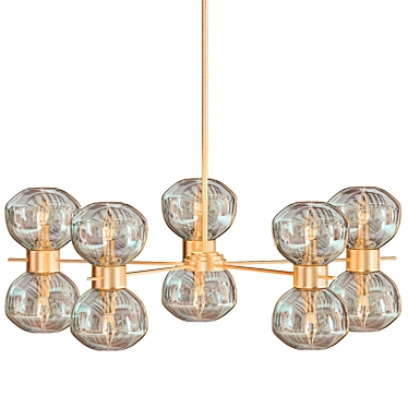 Pearson Crystal Chandelier 3D model image 1 