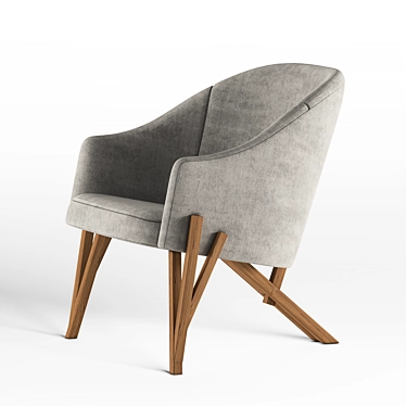 Brazilian Designer Armchair: Bomba Bliss 3D model image 1 