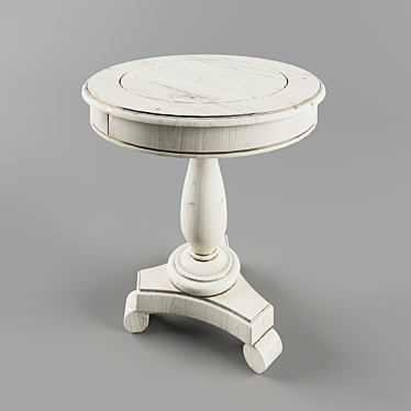 Vintage Inspired Mirimyn Accent Table 3D model image 1 