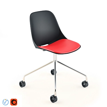 Cerantola Quick Work Chair: High-quality, Detailed 3D Model 3D model image 1 