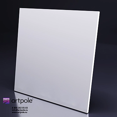 Artpole Gypsum 3D Panel: Loft Hidden Masterpiece 3D model image 1 