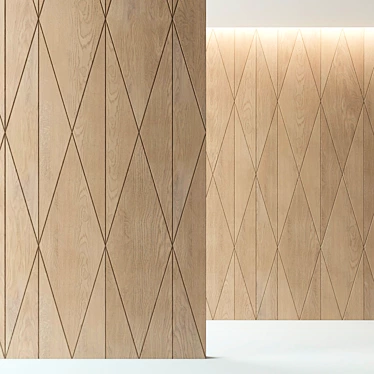 Luxury Wall Panels by Luciano Zonta - Transform Your Space 3D model image 1 