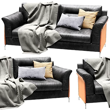 FURNINOVA Timeless Sofa - Elegant and Durable 3D model image 1 