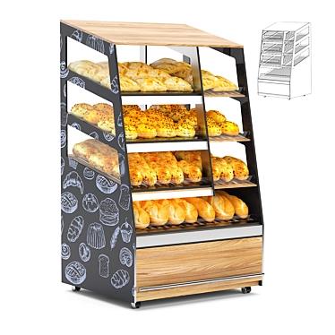 OvenBake Bread Rack 3D model image 1 