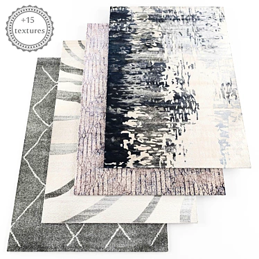 Versatile Rug Collection: 21 Sets 3D model image 1 