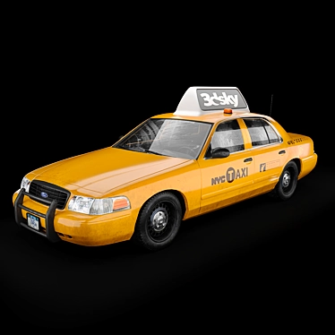 Title: Max TurboSmooth NY Taxi 3D model image 1 