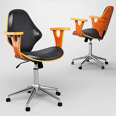 Adjustable Ergonomic Office Chair 3D model image 1 