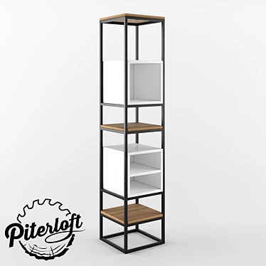 Industrial Loft Style Rack 3D model image 1 