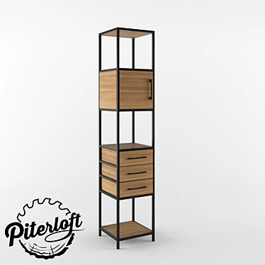 Cleveland Loft Rack - Stylish and Functional 3D model image 1 