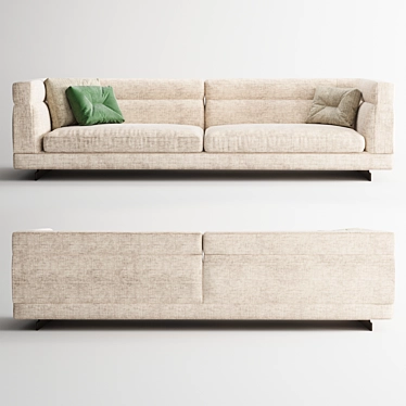 Modern Minotti Alexander Sofa Set 3D model image 1 