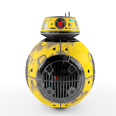 Retro Droid: Vintage Low Poly 3D model image 1 