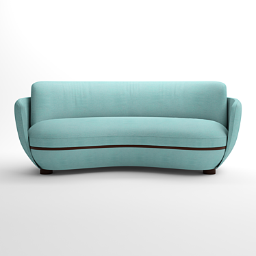 Wittmann Miles: Sleek and Stylish Sofa 3D model image 1 