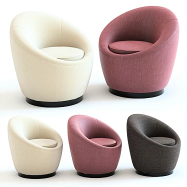 Bailey Armchair: Stylish, Detailed, 3D Model 3D model image 1 