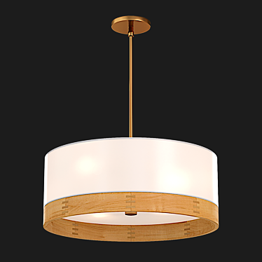 Modern Tech Lighting Topo Pendant 3D model image 1 