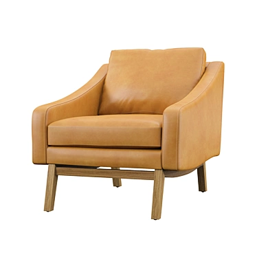Elegant Coronet Armchair: Stylish and Luxurious 3D model image 1 