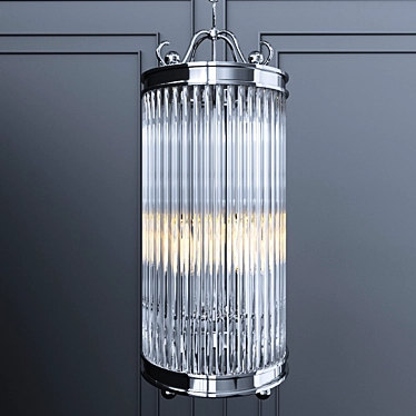 Hudson Valley Glass Pendant Light 3D model image 1 