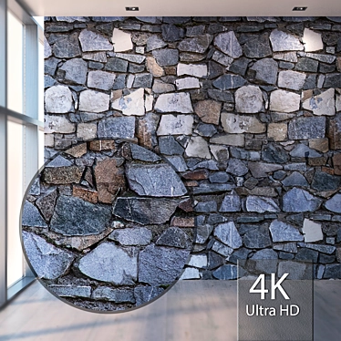 Seamless High-Resolution Stone Texture 3D model image 1 