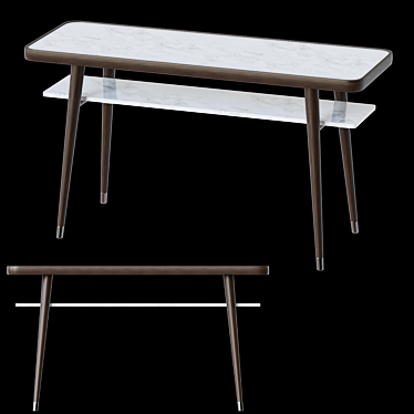 Elegant Chantal Console | Porada 3D model image 1 