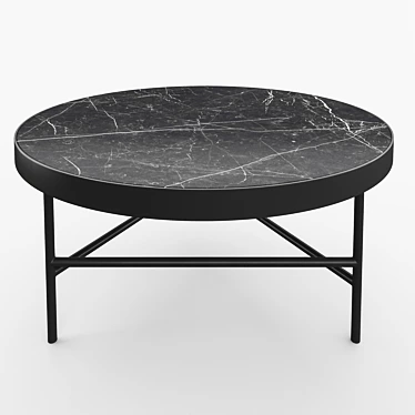 Luxurious Marble Table - Spacious 3D model image 1 
