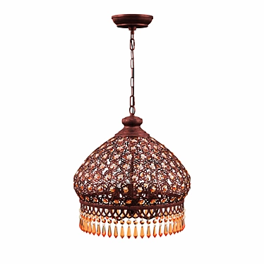 Elegant Levy Pendant Chandelier 3D model image 1 