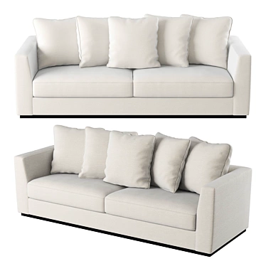 Elegant Eichholtz Taylor Sofa 3D model image 1 